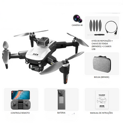 Drone com câmera 4K e pacote completo com brindes exclusivos