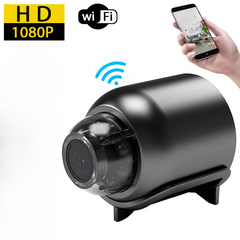 Mini câmera portátil em HD para vídeo e áudio